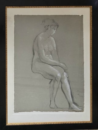 Study, Seated Female Nude, Rome 1862