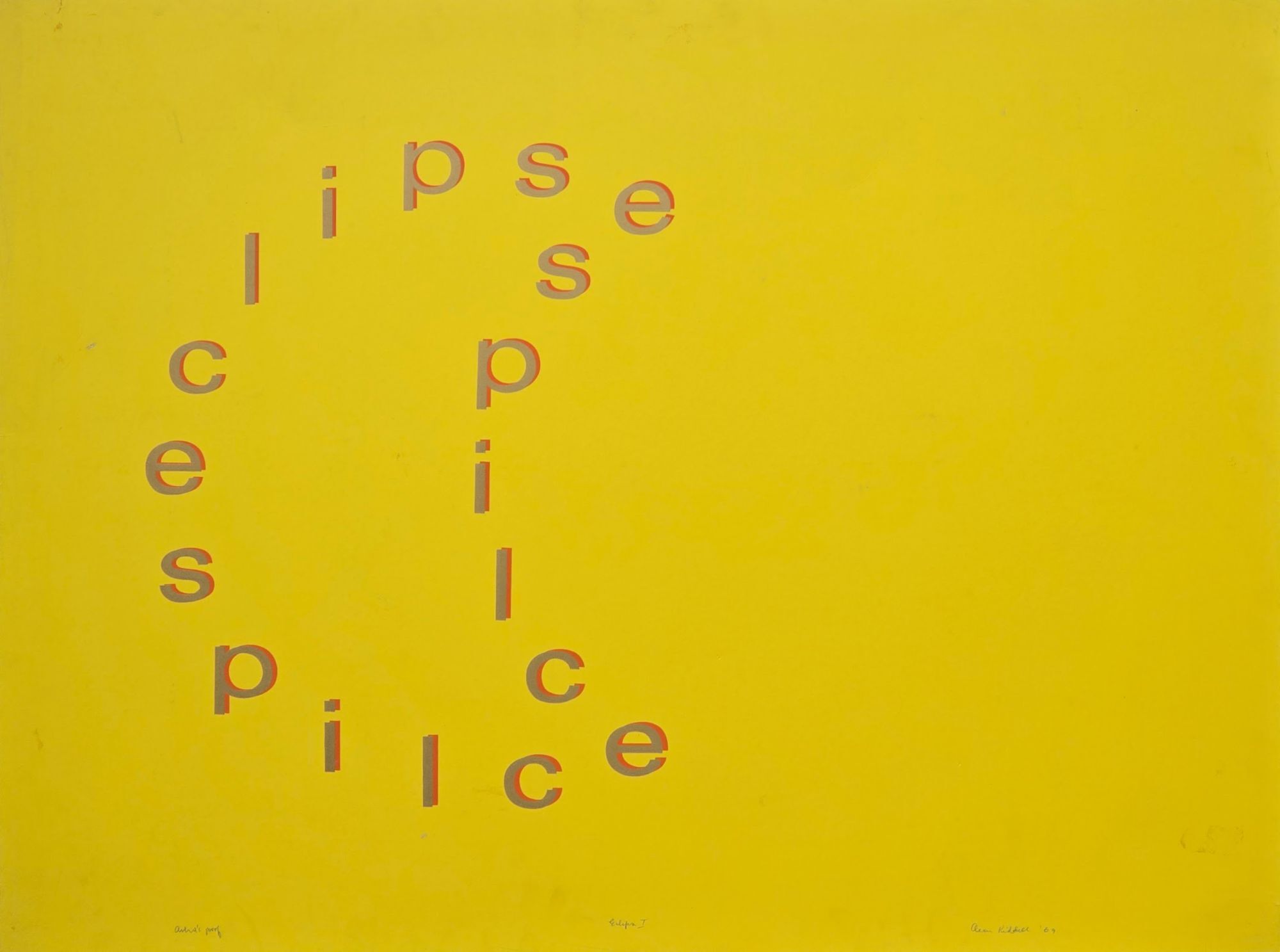 Alan Ridler Eclipse I 1969 | Alan Riddell
