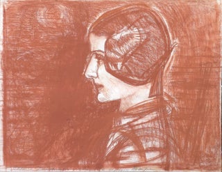 Item #7260 Larisa Rasner, Portrait Sketch. Valentina Petrova
