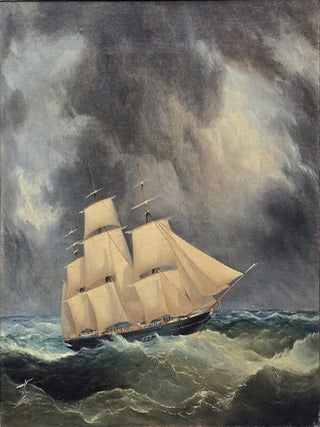 Three-Masted Barque in a Storm off Sydney c1847-9