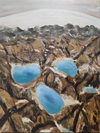 Item #7451 Study for Vestfold Hills 1988. Jan Senbergs