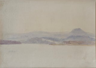 Two Landscape Studies, Tasmania c1840s