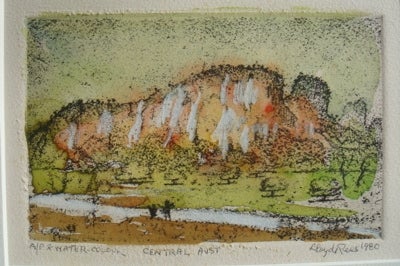 Item #872 Macdonnell Ranges, Central Australia II. Lloyd Rees.