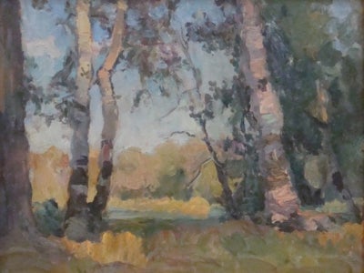 Item #932 Birch Trees 1954. Leonid Kabachek.