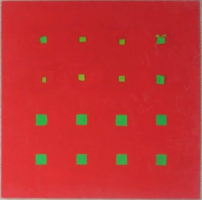 Item #968 Colour Study in Red and Green. Clifford Bayliss.